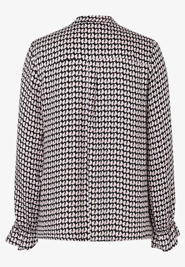 More & More Viskosebluse, grafischer Print, Herbst-Kollektion Bis zu 65% Rabatt