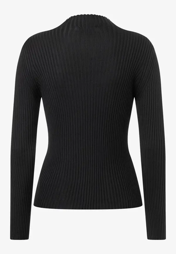 More & More Rippstrick-Pullover, schwarz, Herbst-Kollektion Nur für heute
