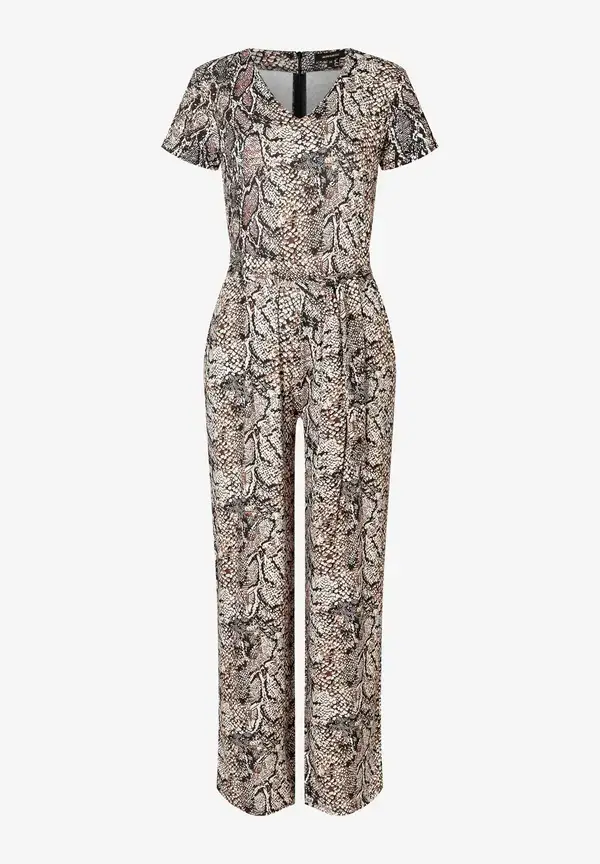 More & More Jersey Jumpsuit, Snakeprint, Herbst-Kollektion 50% Rabatt mit kostenlosem Versand