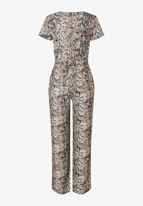 More & More Jersey Jumpsuit, Snakeprint, Herbst-Kollektion 50% Rabatt mit kostenlosem Versand