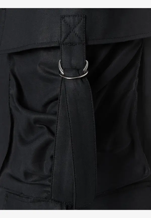More & More fließende Cargohose, schwarz, Frühjahrs-Kollektion Begrenzt auf 3 Tage