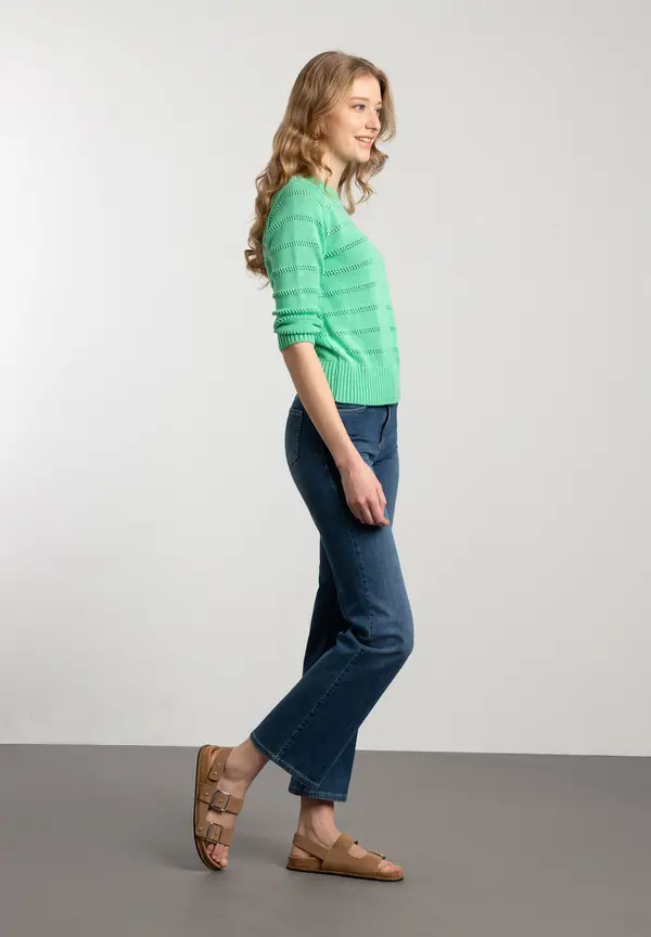 More & More Pullover, march green, Frühjahrs-Kollektion Speichern exportieren