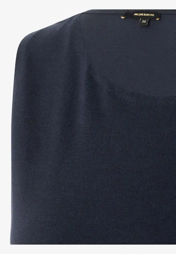 More & More Baumwoll/Stretch Top, marine, Frühjahrs-Kollektion Hotsell