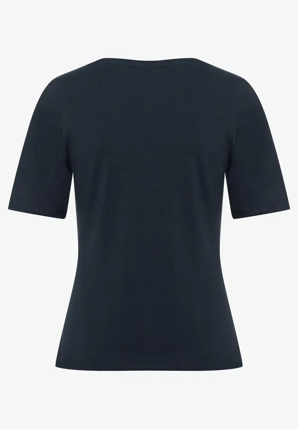 More & More T-Shirt mit U-Boot Ausschnitt, marine, Frühjahrs-Kollektion Meist gekauft