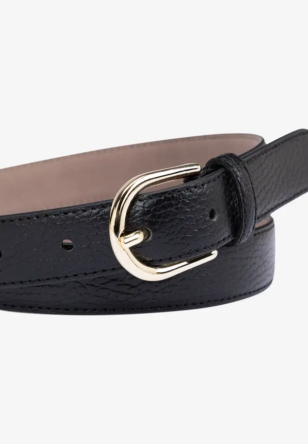 More & More Ledergürtel, schwarz, Frühjahrs-Kollektion Kostenloser Versand