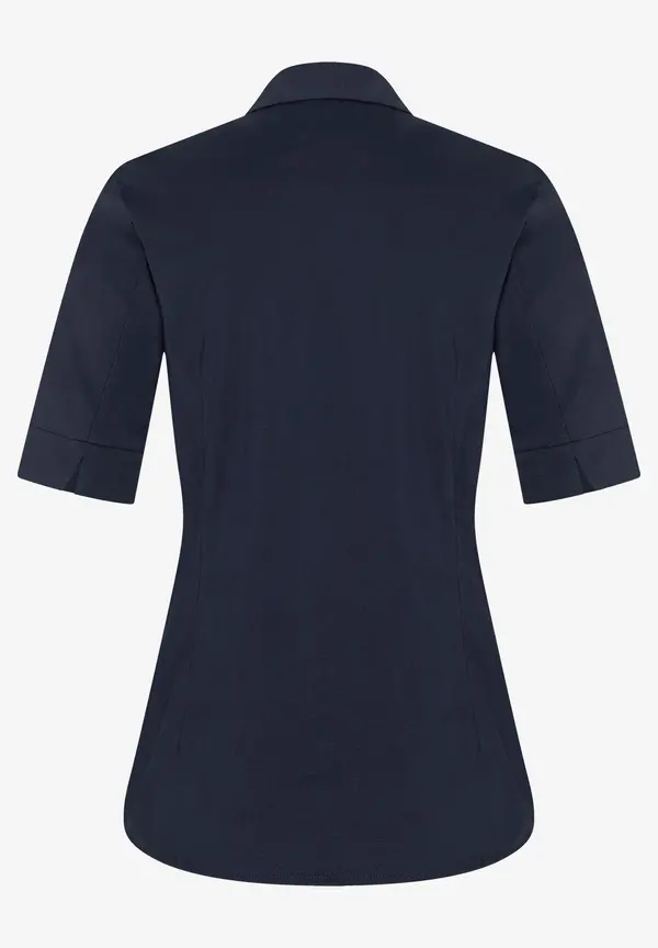 More & More Baumwoll/Stretch Bluse, marine Sonderangebot