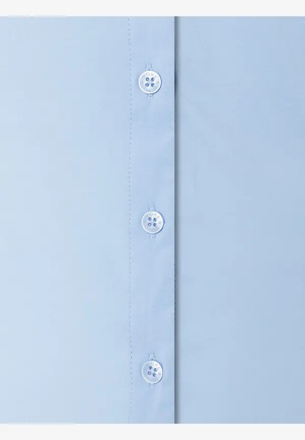 More & More Baumwoll/Stretch Bluse, hellblau Rabatt