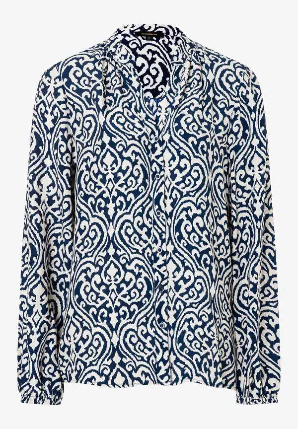 More & More Viskosebluse, Ornament-Print, Frühjahrs-Kollektion Cyber Monday