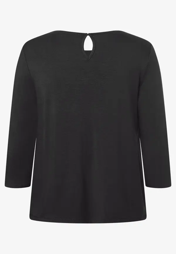 More & More Blusenshirt, schwarz, Herbst-Kollektion Osterangebot