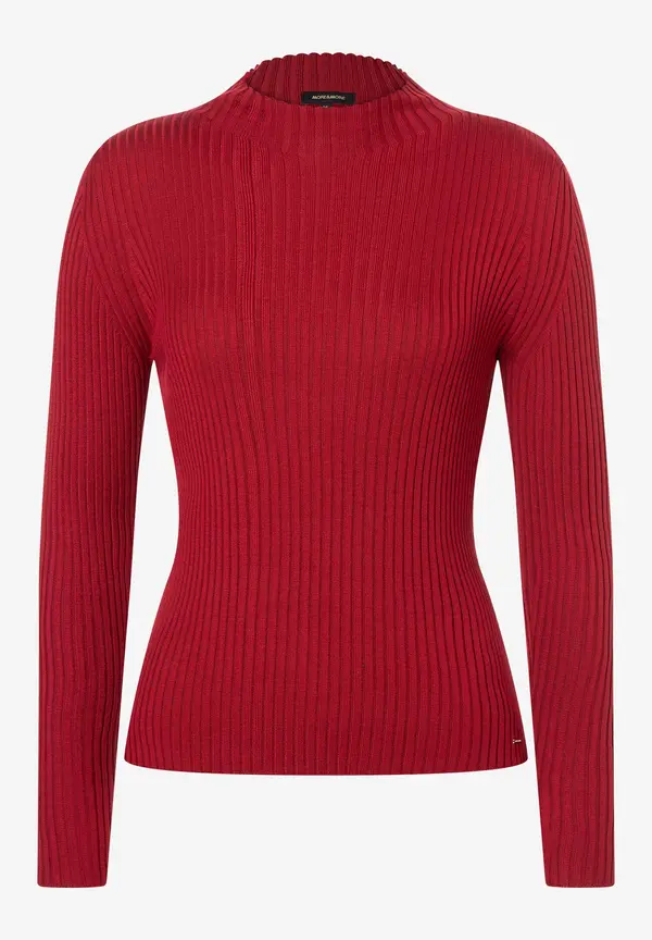 More & More Rippstrick-Pullover, rot, Herbst-Kollektion Vatertagsangebot