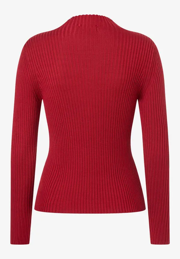 More & More Rippstrick-Pullover, rot, Herbst-Kollektion Vatertagsangebot