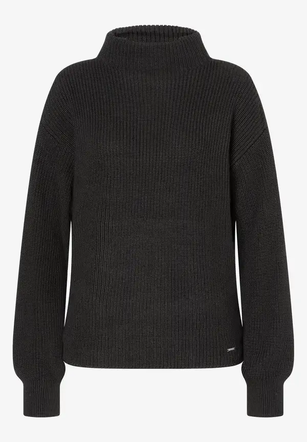More & More Rippstrick-Pullover, schwarz, Herbst-Kollektion Jubiläumsangebot