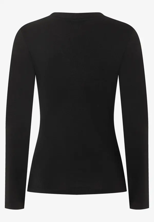 More & More Langarmshirt, schwarz, Herbst-Kollektion Lagerräumung