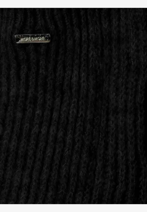 More & More Rippen-Strickjacke, schwarz, Herbst-Kollektion Neueste Mode