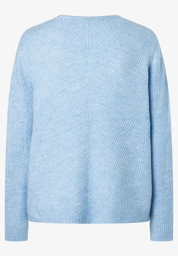More & More V-Neck Pullover, hellblau, Herbst-Kollektion Blitzangebot