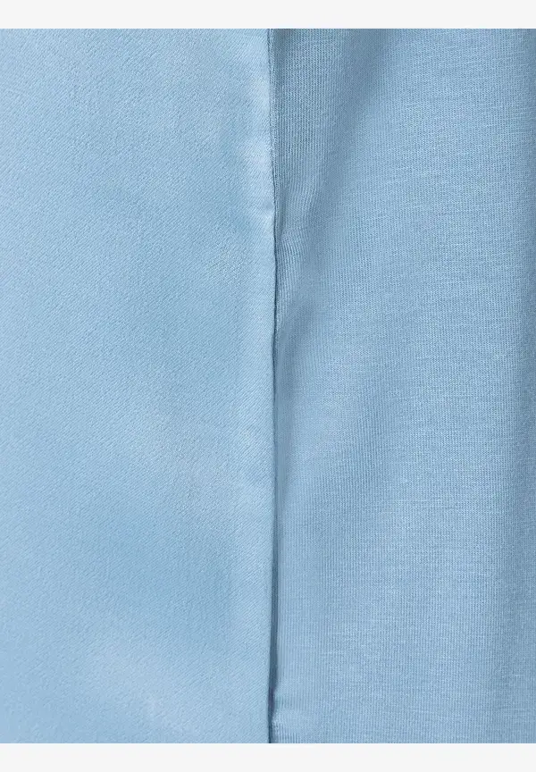 More & More Shirt mit Satinfront, hellblau Neuheiten