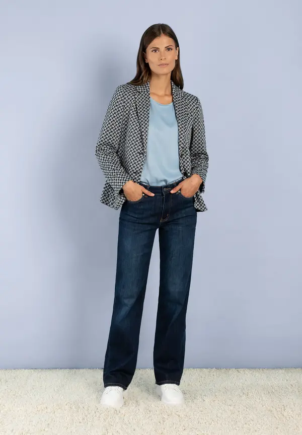 More & More Jerseyblazer, Mini-Jacquard Saisonale Angebote