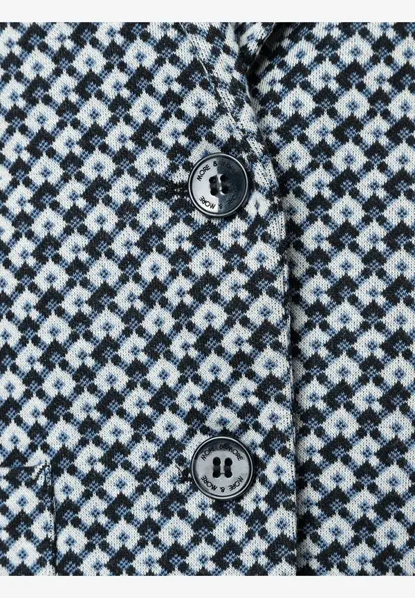 More & More Jerseyblazer, Mini-Jacquard Saisonale Angebote