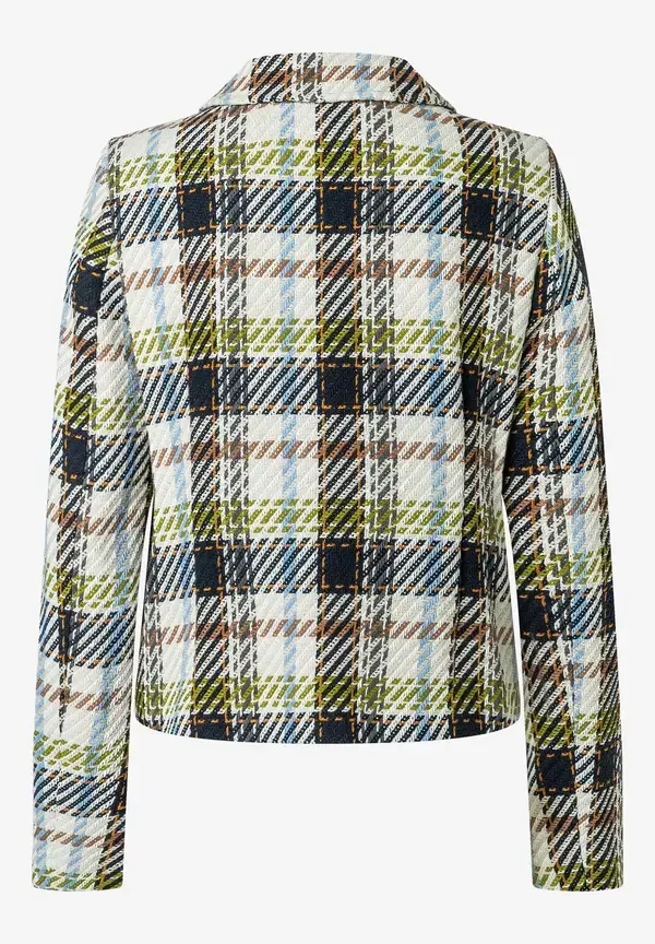 More & More kurze Blazerjacke, Maxi-Karo Wochenangebot