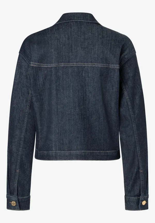 More & More Jeansjacke, dark blue denim Kostenlose Rückgabe