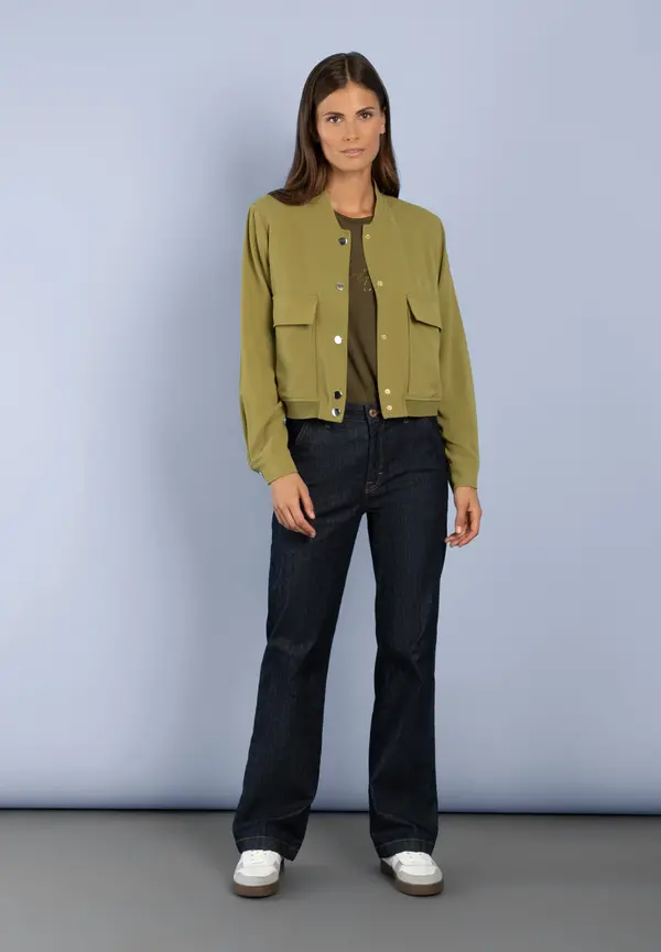 More & More Bootcut Jeans, dark blue denim Bis zu 50% Rabatt