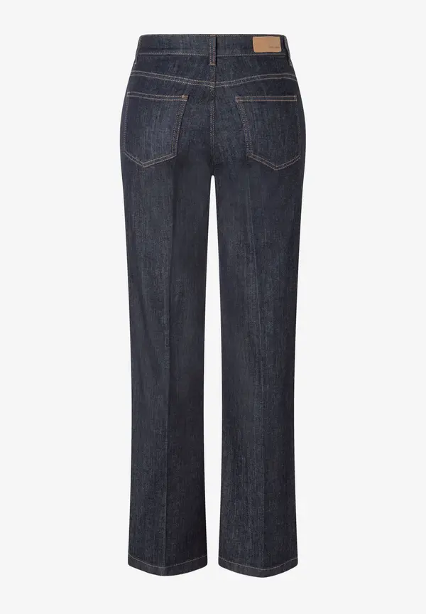 More & More Bootcut Jeans, dark blue denim Bis zu 50% Rabatt