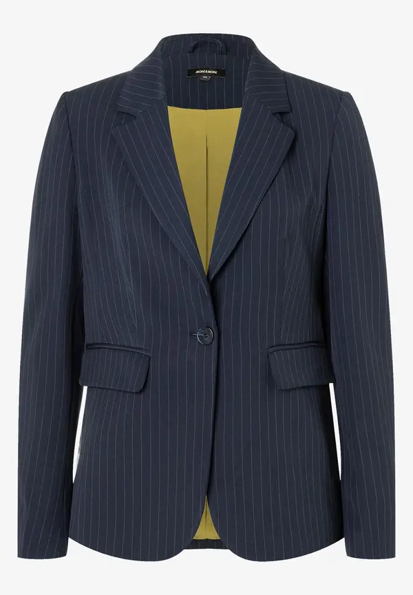 More & More Nadelstreifenblazer, marine Bis zu 60% Rabatt