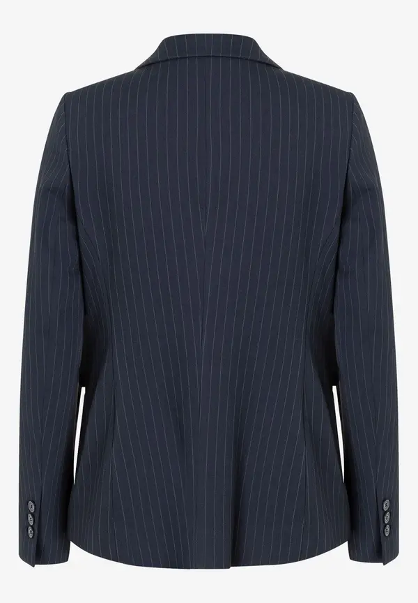 More & More Nadelstreifenblazer, marine Bis zu 60% Rabatt