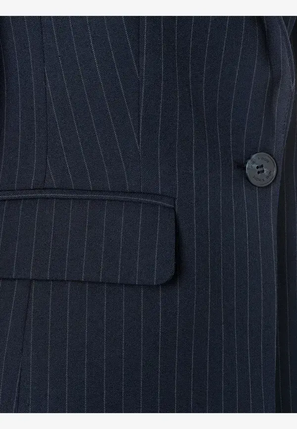 More & More Nadelstreifenblazer, marine Bis zu 60% Rabatt