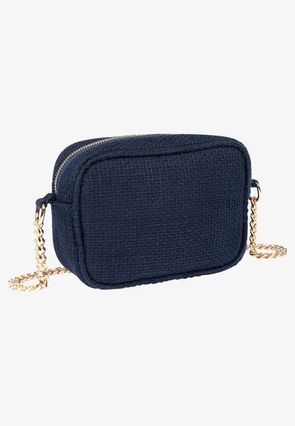 More & More kleine Bouclétasche, marine Nur für heute