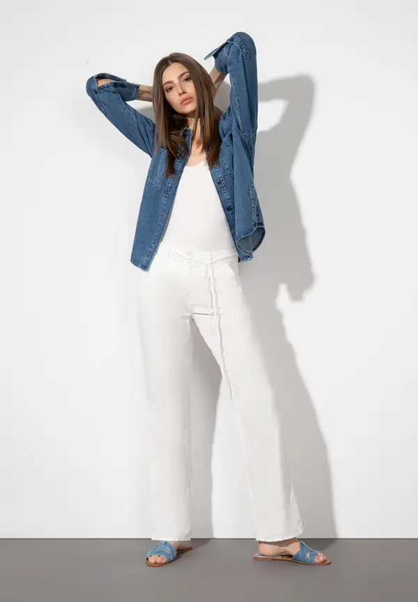 More & More Jeanshemd Sonderangebot der Fabrik