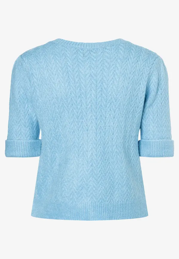 More & More Cardigan, Kurzarm, hellblau Nur noch ein Tag übrig