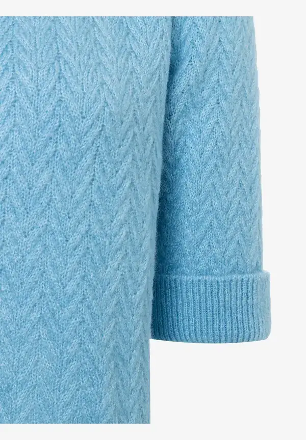 More & More Cardigan, Kurzarm, hellblau Nur noch ein Tag übrig