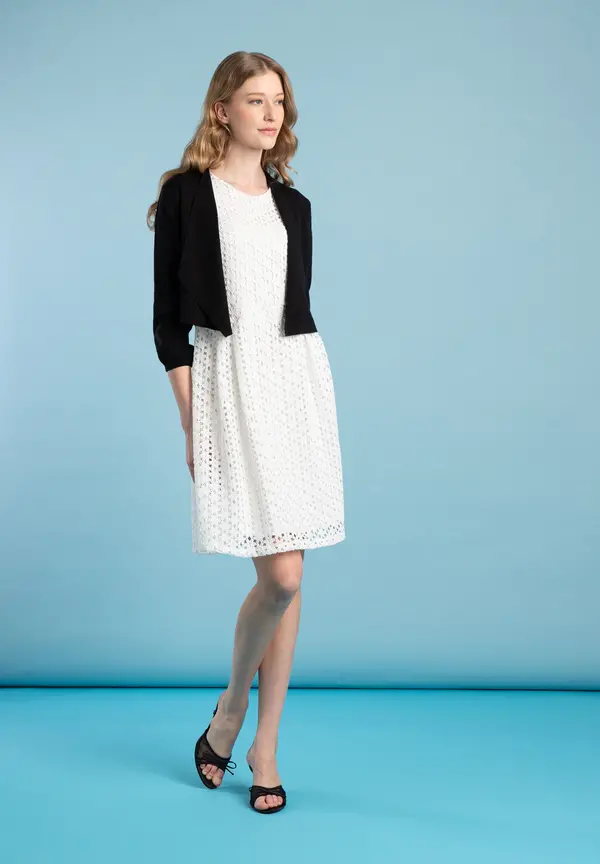 More & More kurzer Cardigan, schwarz, Frühjahrs-Kollektion Black Friday Preise