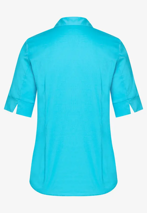 More & More Baumwoll/Stretch Bluse, türkis, Frühjahrs-Kollektion Im Verkauf