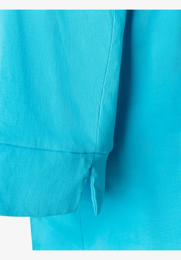 More & More Baumwoll/Stretch Bluse, türkis, Frühjahrs-Kollektion Im Verkauf