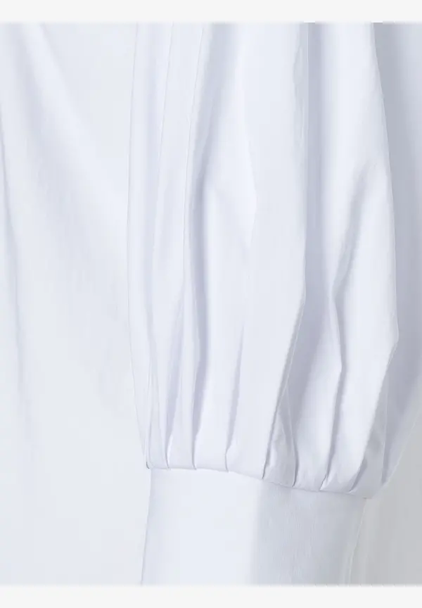 More & More Baumwoll/Stretch Bluse, weiß, Frühjahrs-Kollektion im Angebot