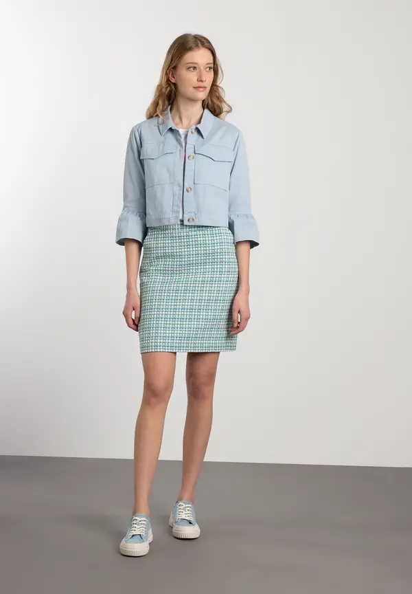 More & More Colored Denim Jacke, light skyblue, Frühjahrs-Kollektion Meist gekauft