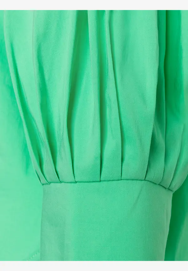 More & More Baumwoll/Stretch Bluse, march green, Frühjahrs-Kollektion Günstig kaufen