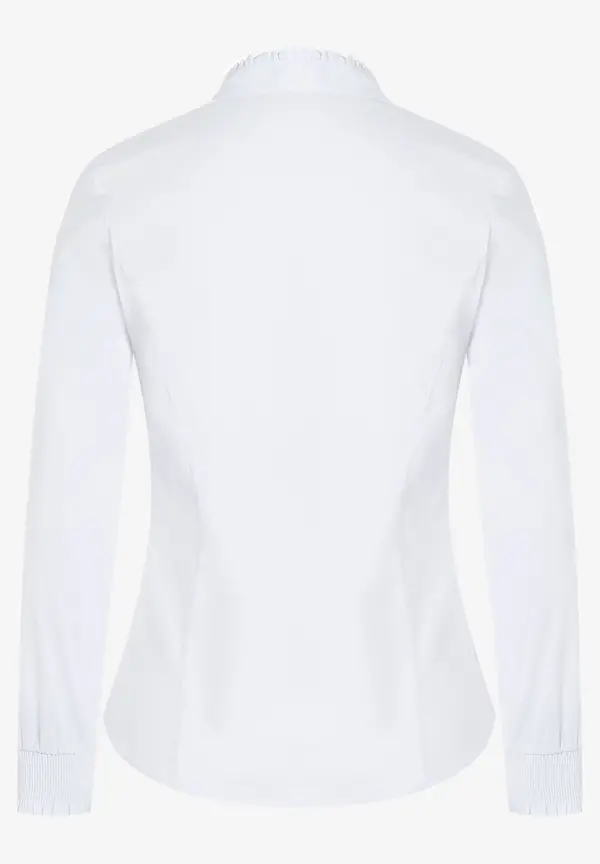 More & More Baumwoll/Stretch Bluse, weiß, Sommer-Kollektion Flash Sale