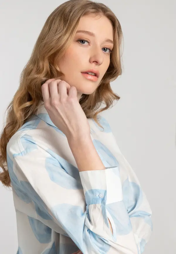 More & More Baumwollbluse, XL-Dots, Frühjahrs-Kollektion Black Friday