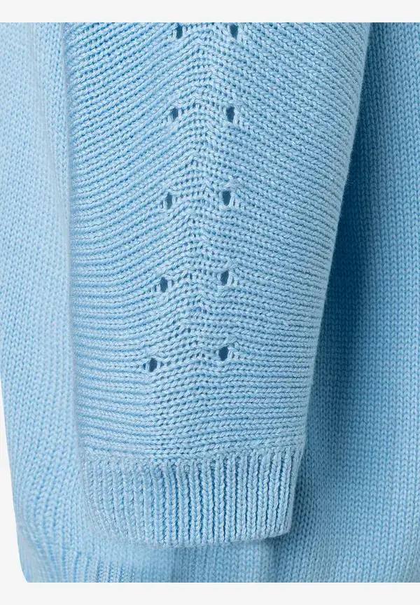 More & More Pullover mit V-Ausschnitt, light skyblue, Frühjahrs-Kollektion Osterangebot