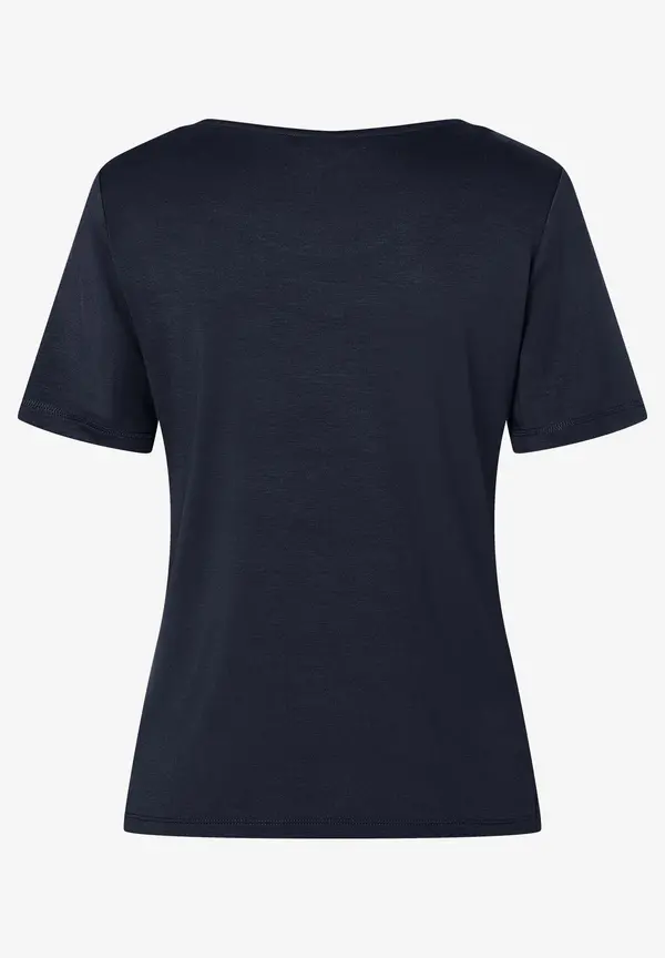 More & More T-Shirt mit Zierkante, marine Kauf eins, bekomm eins gratis