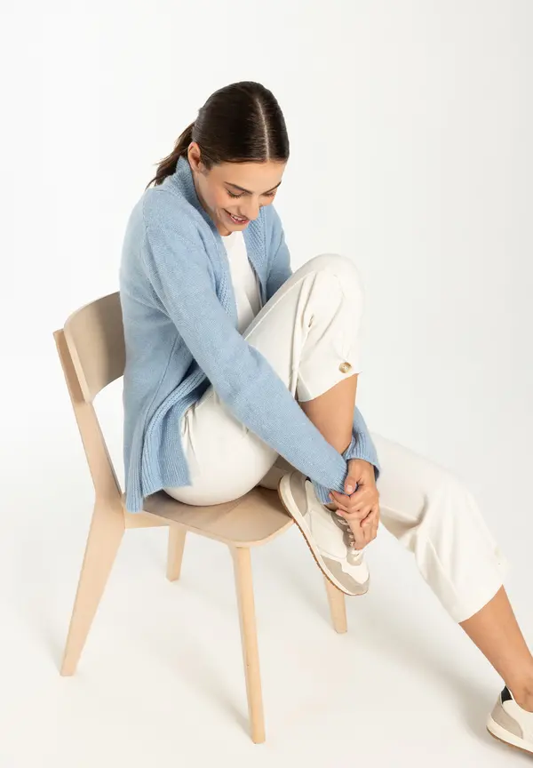 More & More Cardigan, hellblau, Herbst-Kollektion Sonderangebote