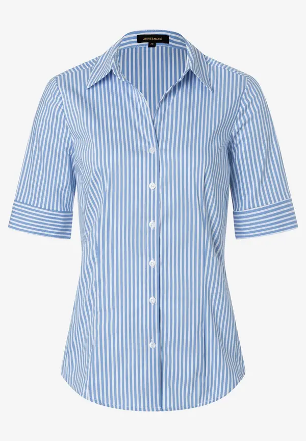 More & More Streifenbluse, blau/weiß, Sommer-Kollektion Riesige Ersparnisse
