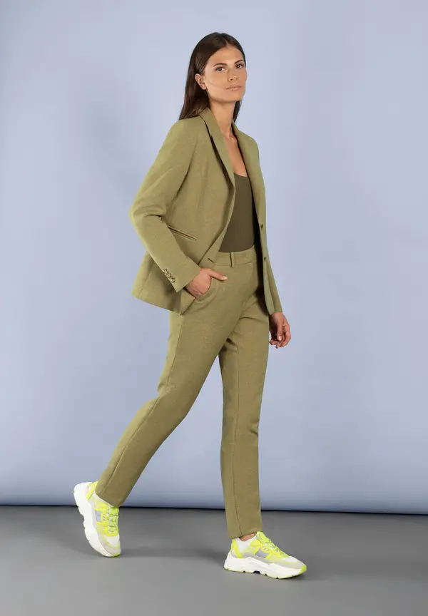 More & More Anzughose, HEDY, soft moss green Zeitbegrenzte Promotion