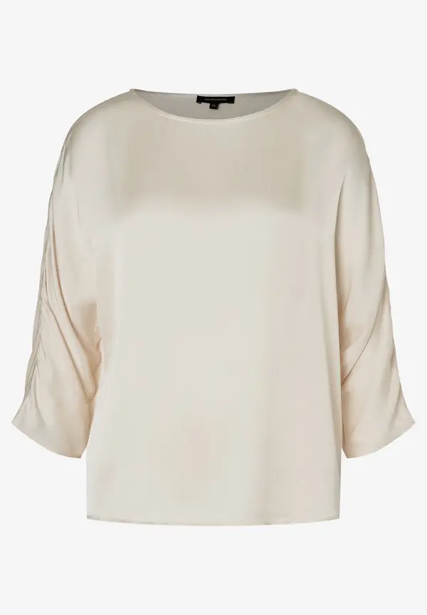 More & More Satinbluse, powder creme Discount Store für neue Produkte