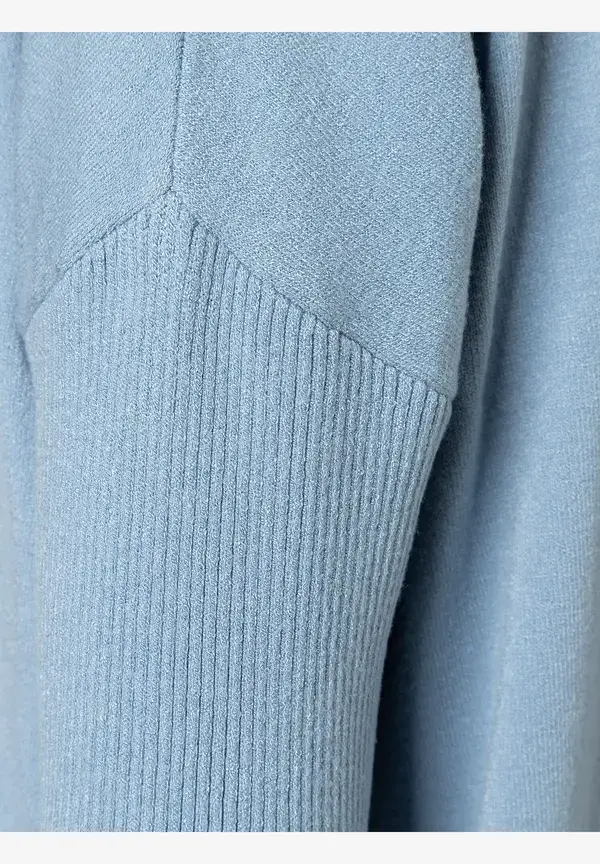 More & More Pullover, hellblau 50% Rabatt mit kostenlosem Versand