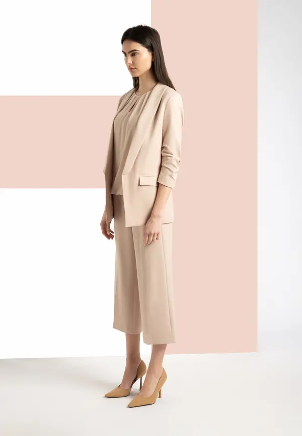 More & More Blazer mit Schalkragen, beige, Frühjahrs-Kollektion Kostenloser Versand
