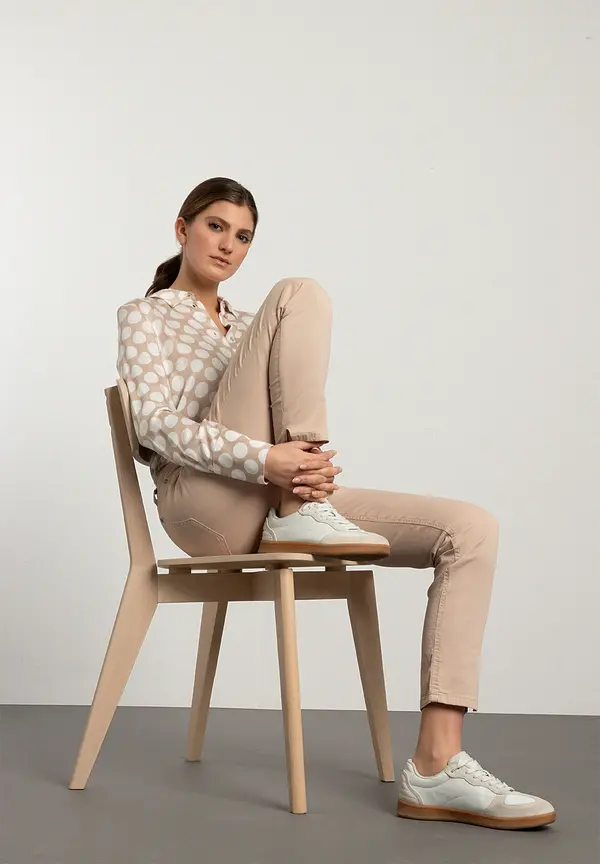 More & More Coloured Denim, beige, Frühjahrs-Kollektion Rabatt